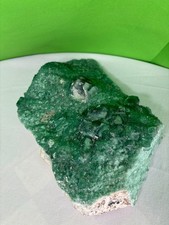 Large 9 lb. Natural Green Fluorite Crystal Cluster picture