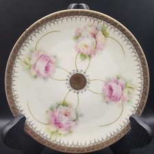 Antiq @1900 Handpainted Rose Porzellanfabrik Moschendorf Bavarian 6