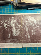 Capture of the German Empress by Germanicus Book Print, Unframed picture