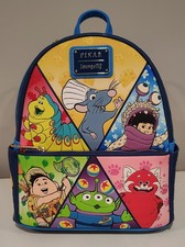 Loungefly Disney Pixar Character Montage Mini Backpack NWT picture