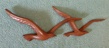 Vintage Homco Seagull Wall Plaque Hanging Flying Birds 1981 #7619 picture