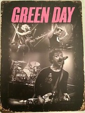 FREE SHIPPING BUY /make OFFER B4 it’s SOLD Green Day band 12x16 TIN SIGN Bx15 picture
