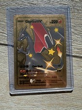 Gold Charizard V Pokémon Card picture