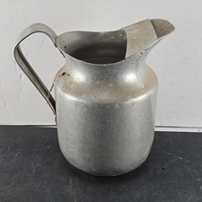 Vintage Dura-Ware New York Aluminum Water Pitcher with Ice Lip Guard Chef Logo picture