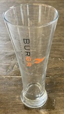 Gordon Ramsey BURGR Tall 16oz Beer Glass Planet Hollywood Las Vegas Brand New picture