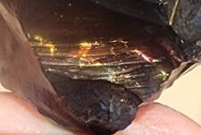 FIRE OBSIDIAN - AAA+ Quality - VERY RARE Rough From GLASS BUTTE OR. (91 grams)  picture