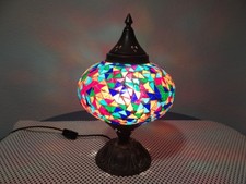 Turkish Mosaic Table Lamp Handmade Vintage (Product Of Turkey) picture