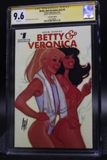 Betty & Veronica (2016)#1 Signed By Adam Hughes Con Exclusive CGC SS 9.6 Wht Pgs picture