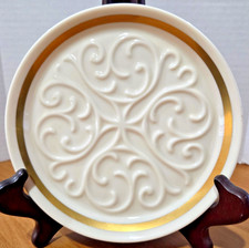 Lenox 6.25-inch Plate, White with Gold Trim picture