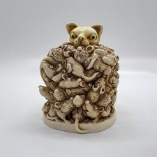 Harmony Kingdom Cat/Mice Box Too Much of a Good Thing, England picture