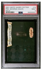 2001 WOTC Harry Potter #16 Professor Severus Snape Holo PSA 9 TCG. picture