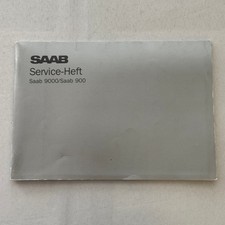 Saab 900 and 9000 Service Book Manual GERMAN 1988 1989 picture