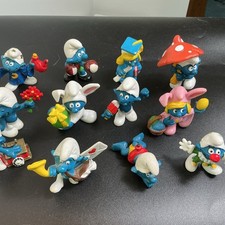 Smurf Lot Of 12 peyo Schleich picture