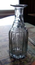 Rare 1820s Small Pontil Bottle Glass Very Pretty Design Rare Flint picture