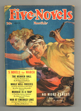 Five-Novels Monthly/Magazine Pulp Mar 1939 Vol. 45 #3 GD TRIMMED picture
