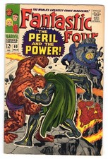 Fantastic Four 60 1967 Marvel Comics VG/F 5.0 Silver Surfer Doctor Doom Thing picture