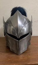 Medieval Knight Helmet, Gothic Steel Helmet, LARP Cosplay Headpiece picture