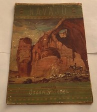 Rare Oscar Strobel 1949 Brown & Bigelow Navajo Calendar , All 12 Months W/Tissue picture