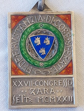 DISTINTIVO XXVII CONGRESO ZARA ASSOCIAZIONE DANTE ALIGHIERI 1922 picture
