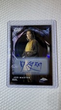 2026 Star Wars Chrome Jedi Master Sol Auto Black /10 Lee Jung-Jae picture