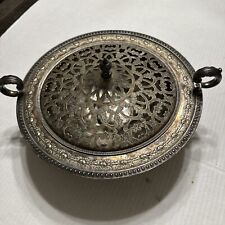 Vintage Derby  W. M. Mounts Silverplate Handled Serving Tray Platter picture