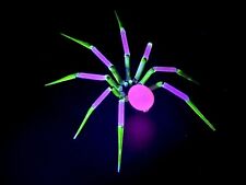 Uranium Vaseline Glass And Pink Glow Layered Glass Spider By Rafael picture