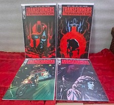 Transformers vs Terminator #1-4 Complete Set IDW Dark Horse 2020 Cover A picture