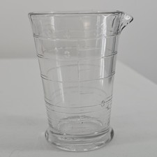 Vintage Realistic Glass 4oz. Measuring Beaker picture