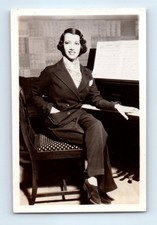 Old Vintage Photo RARE SEXY WOMAN OPERA SINGER LILY PONS PIANO PORTRAIT picture