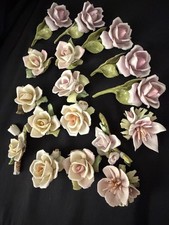 NEW - Vintage Napolean Porcelain Rose Figurines picture