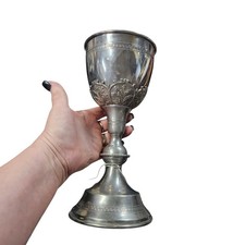 Vintage Canterbury Pewter Grand Chalice, Design Toscano, 107 Europe, 11
