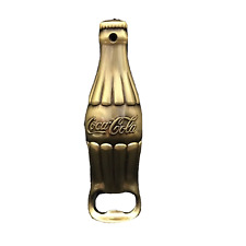 Vintage Coca Cola Brand Wall Mount Coke Bottle Shaped Opener Collectible picture