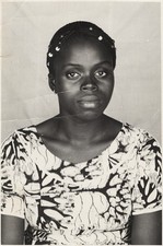 c. 1970's Young Woman Portrait, Mali Photograph by SEYDOU KEITA [Stamped] picture
