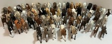 HUGE SCHLEICH HORSE LOT VINTAGE RETIRED MIXED BREEDS LOT OF 64 picture