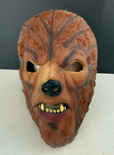 Vtg 1998~Wolfman/Werewolf Universal Studios Halloween Full Head Latex Mask~Adult picture