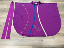 PURPLE CHASUBLE WITH GRAY AND BLUE ACCENTS + STOLE picture
