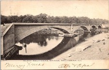 Elgin Belvidere Bridge Belvidere Illinois Antique Postcard picture