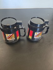 2 Vintage Federal Magnum 12 Gauge Shotgun Thermo-Serv Mug Cup NEW with Lid. picture