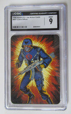 1986 Hasbro G.I. Joe Action Cards Cobra Officer #97 CGC 9 picture
