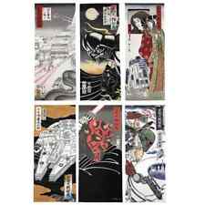 6 STAR WARS Ukiyoe TENUGUI Bundle Tapestry Bandana Towels picture