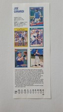 Joe Girardi & Dan Gladden 1991 Baseball Publication International picture