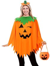 WISHTEN 3 PCS Pumpkin Costume for Women Halloween picture