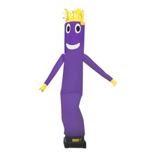 10ft Advertising Inflatable Tube Man Blow Up Giant Waving Arm Fly Puppet Blue picture