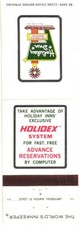 Holiday Inn Plymouth-Campton NH Vintage Matchbook Cover 1970s Holidex picture