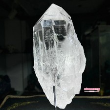 Large Himalayan Clear Quartz Cluster with Green Chlorite Natural Mineral Specime picture
