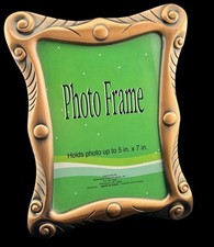 Lovely Copper Metal Picture Frame With Swirls For 5x7” Photo Unused picture