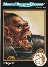 1992 ADVANCED DUNGEONS & DRAGONS 2ND ED SINGLE TRADING CARD #140 HOBGOBLIN picture