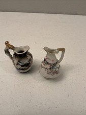Vintage Japanese Moriage Dragonware Miniature Pitchers picture