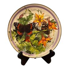 Butterfly Garden Plate Red Admiral 4861B 1986 Paul J. Sweany Hamilton Collection picture
