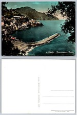Amalfi Italy Panorama & Porto Real Photo Postcard FOTO-STAMPA ANGELI TERNI picture
